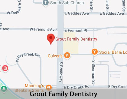 Map image for Dental Aesthetics in Littleton, CO